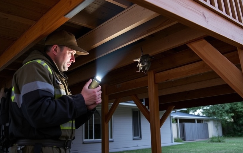 Under Deck Possum Removal in Geelong
